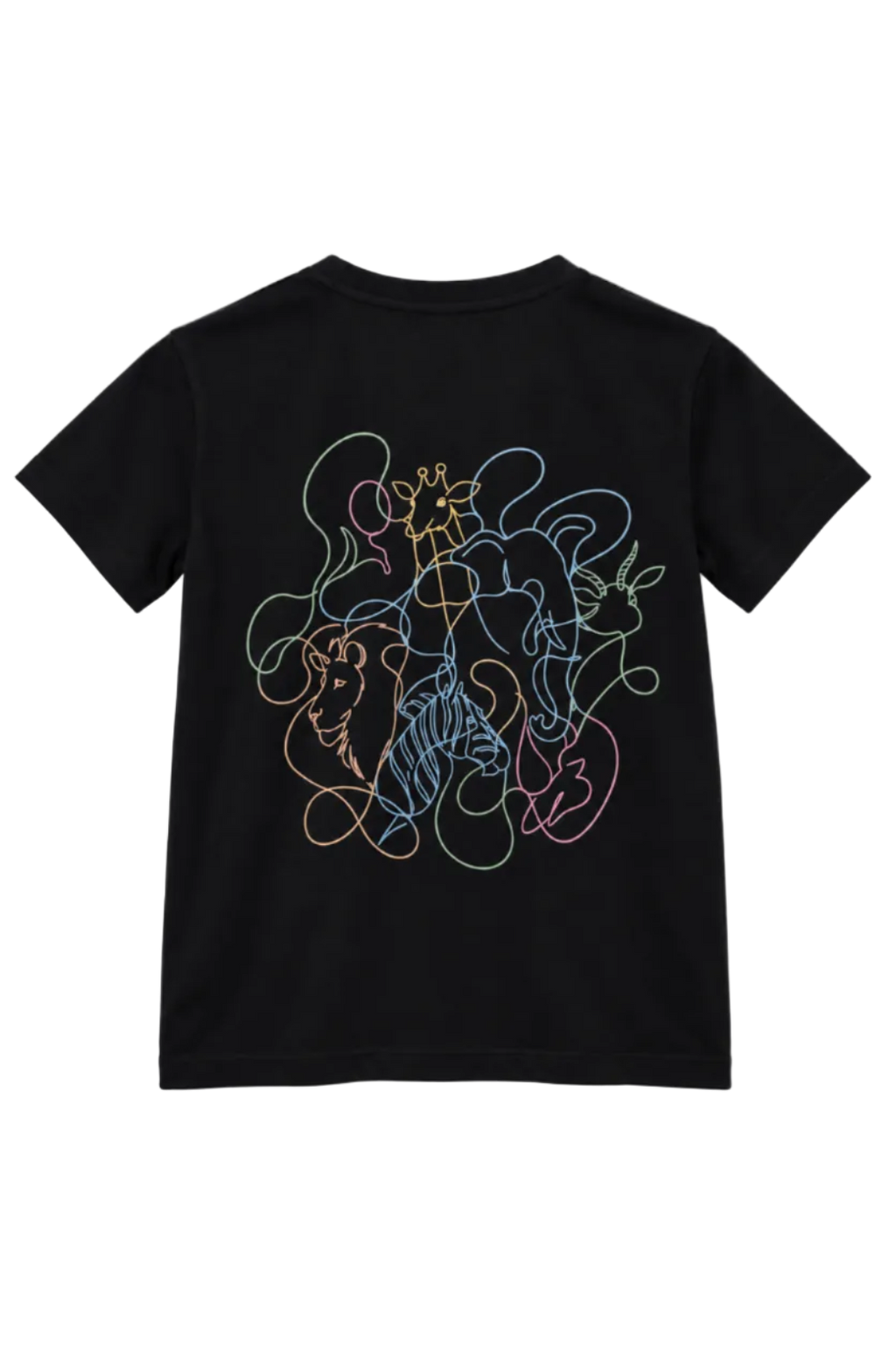 Kortærmet t-shirt sort