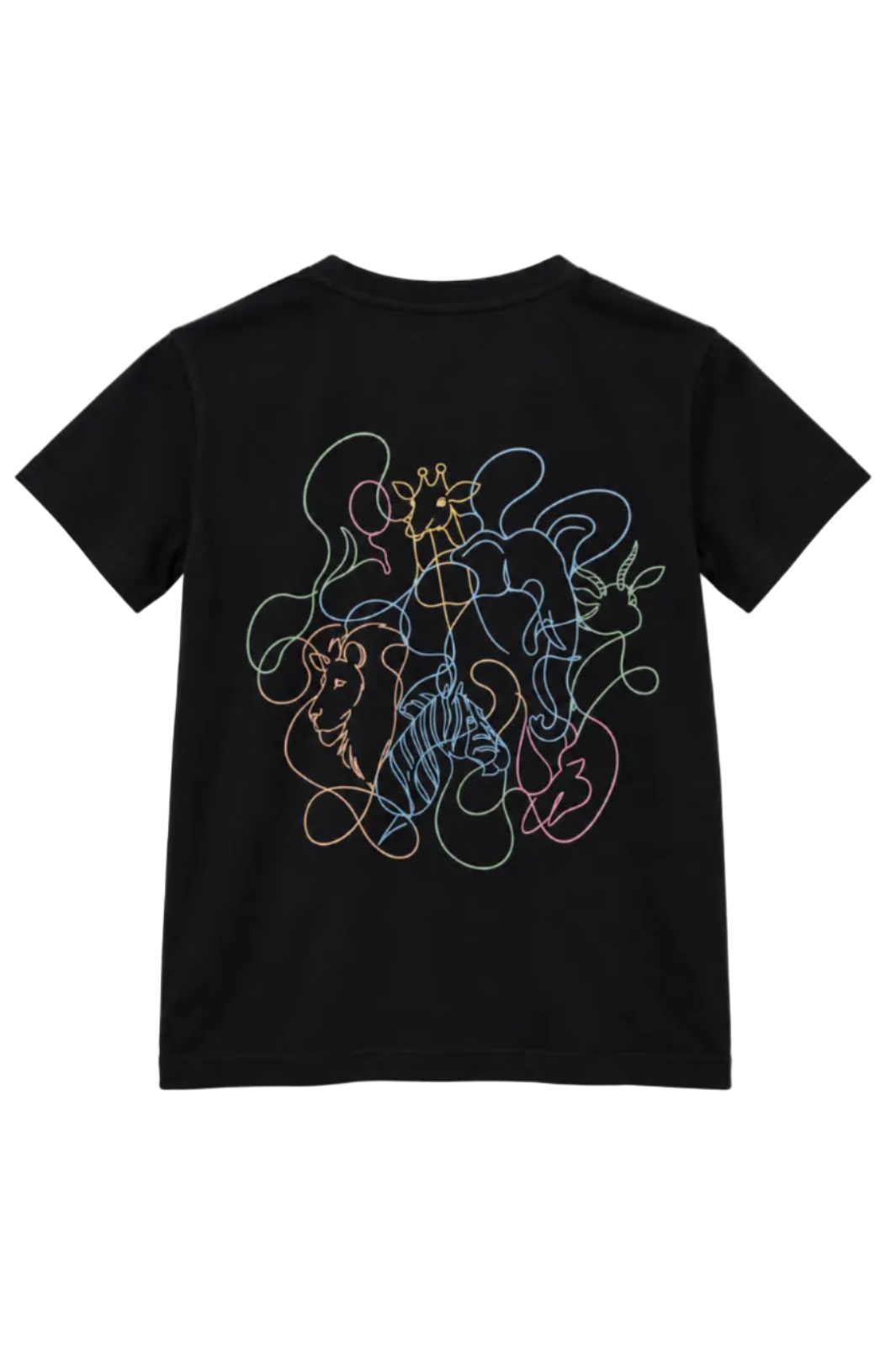 Kortærmet t-shirt sort