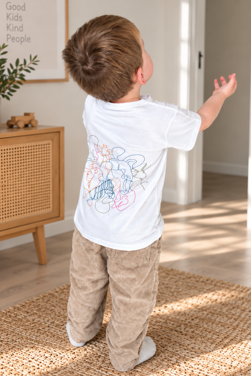 Kortærmet t-shirt hvid