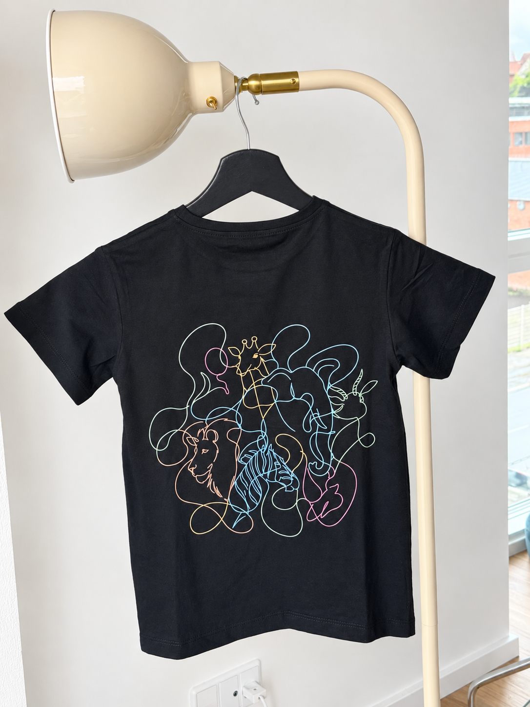 Kortærmet t-shirt sort
